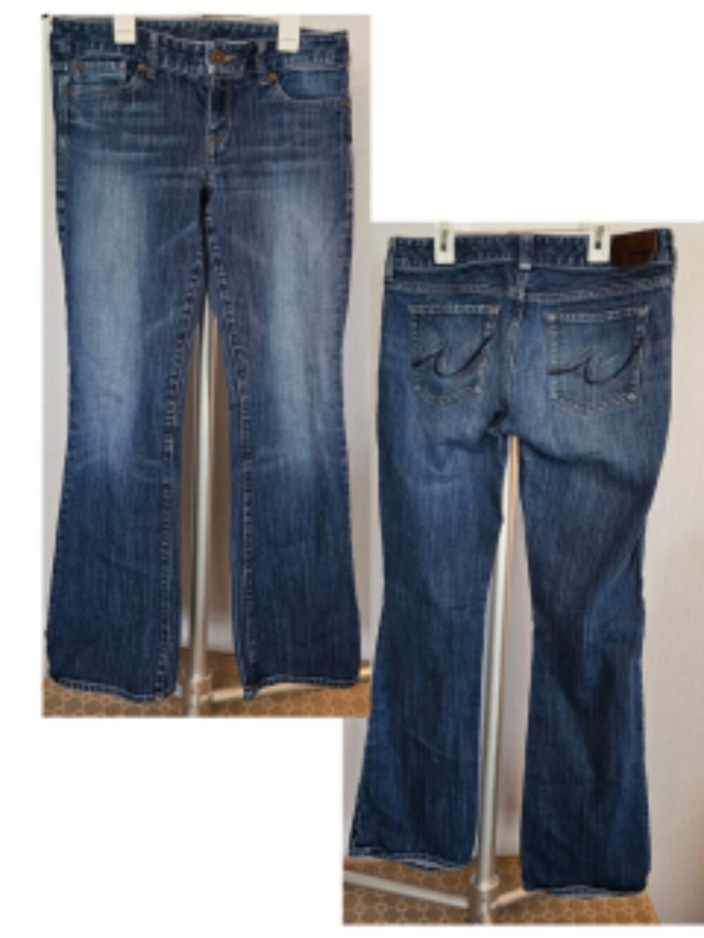 Express Women's Bootcut jean 8r inseam approx. 30.5" inseam